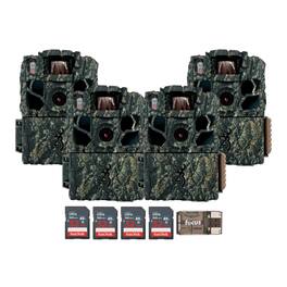 Browning - Trail Cameras - Dark Ops FHDR40 (4-Pack) Bundle with Accessories