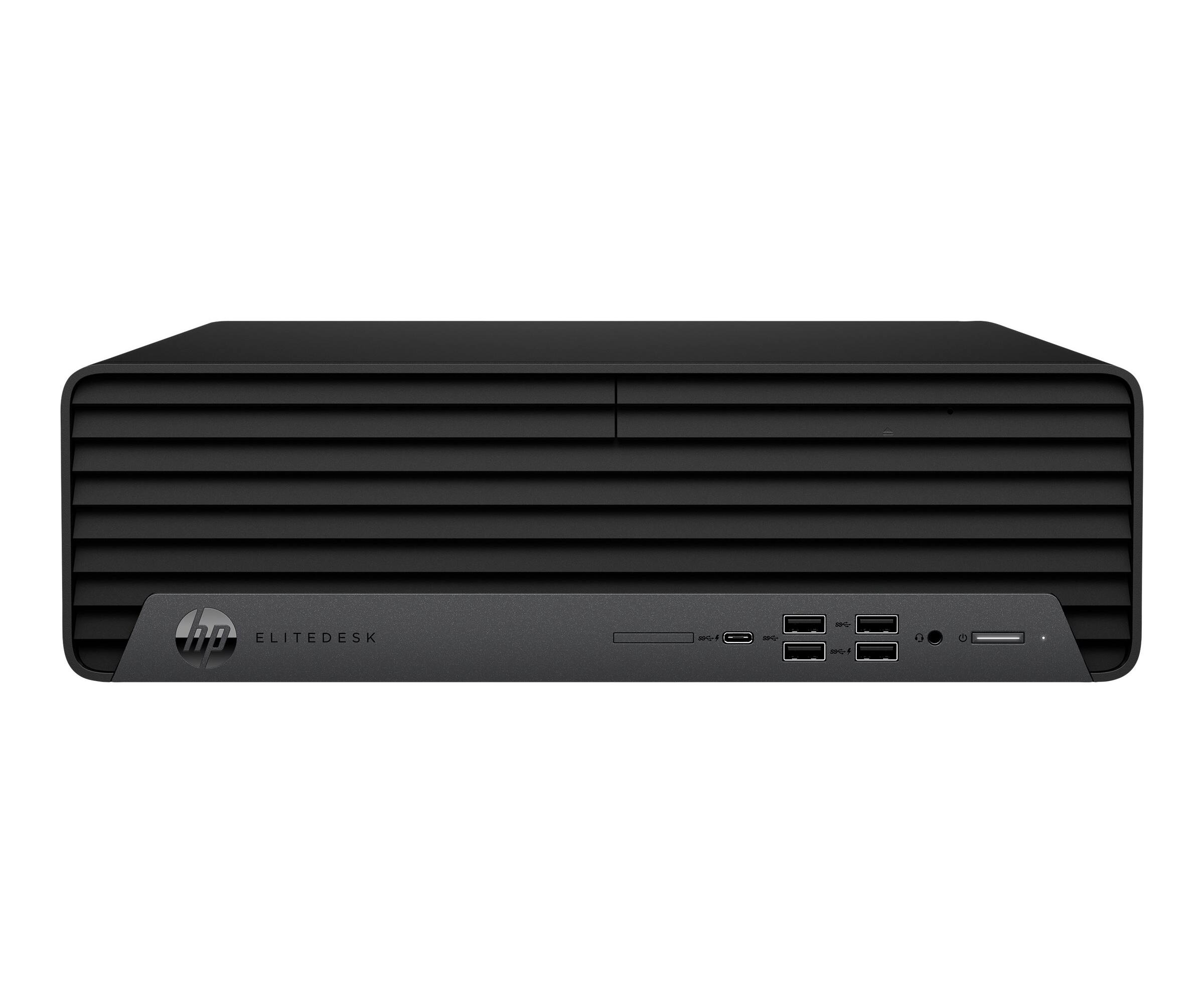Front. HP - HP 800 G6 SFF Core i7-10700 2.9GHz, 16GB, 512GB NVMe, Windows 11 Pro - Black.