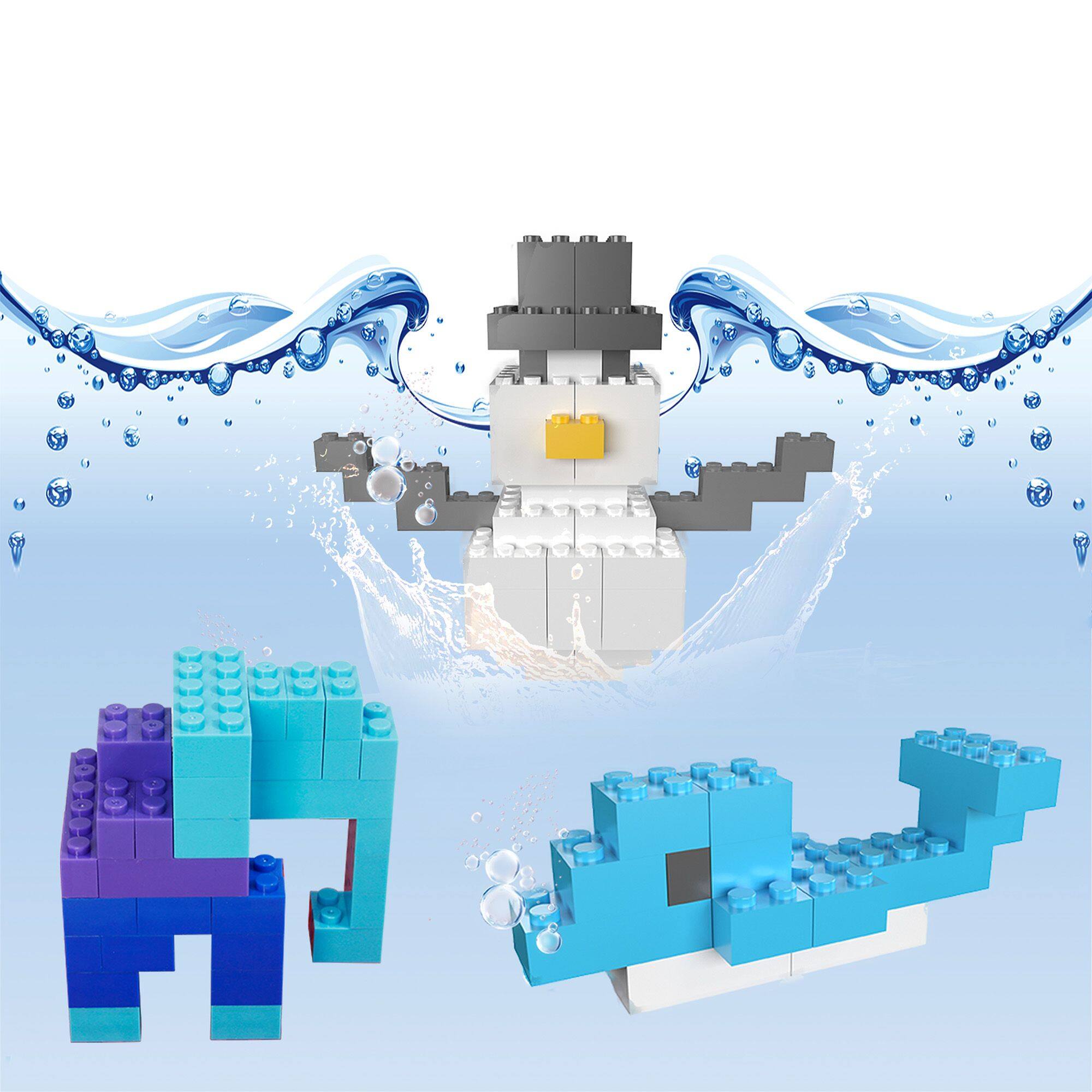 Alt View 5. PicassoTiles - PICASSO-TILES 1250PCS STEM Educational Building Block Bricks, Creative Shapes & Characters, Learning Toy Set for Kids.