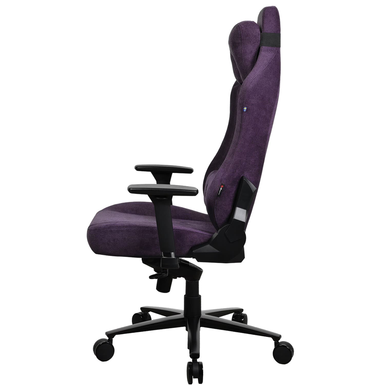 Alt View 11. Arozzi - Vernazza Soft Fabric Gaming Chair - Purple.