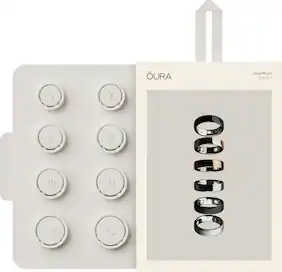 Oura - Ring 5 Sizing Kit - Size Before You Buy the OR5 - Unique Sizing - Receive Gift Card for Purchase - White - (2026)