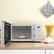Alt View 4. Magic Chef - 0.9 Cu. Ft. 900-Watt Digital Touch Countertop Microwave - White.