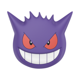 PopSockets - Adhesive PopGrip Universal Grip & Stand for Cell Phones - Pokemon - Gengar Face