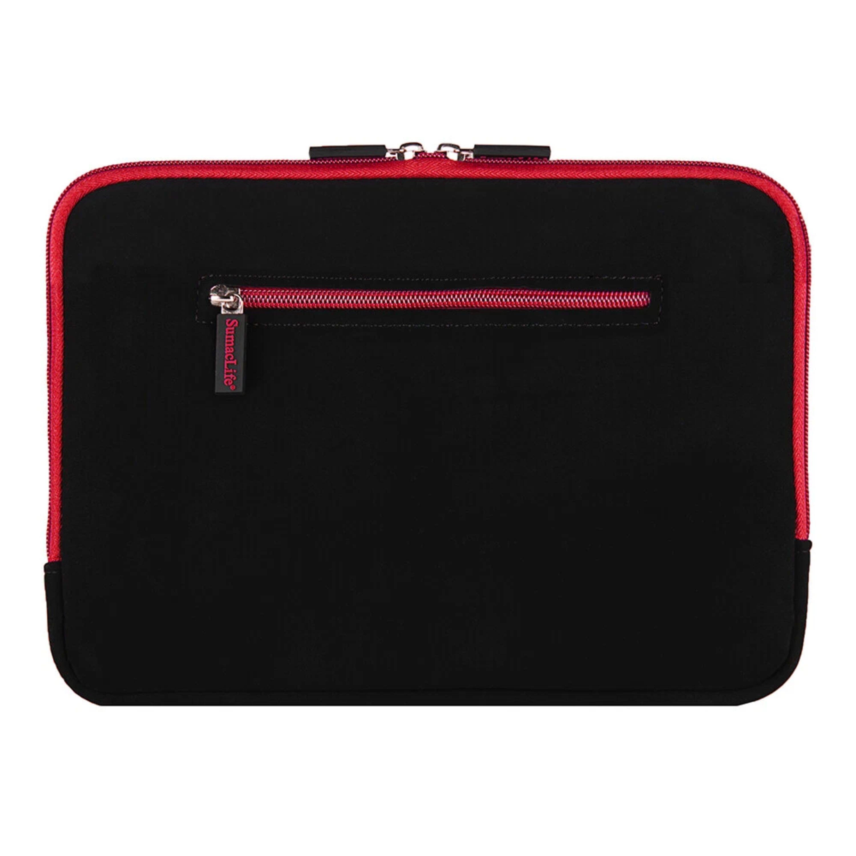 Angle. Kitcheniva - Padded Laptop Sleeve Case Carry Bag For 15" Laptop Black/Red - Black/Red.