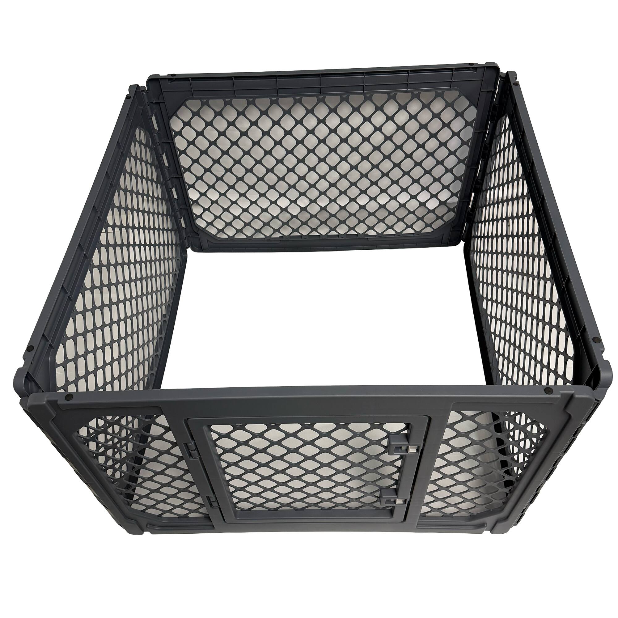 Alt View 6. Mirapet - Mirapet 4-Panel Modular Dog and Puppy Playpen, Indoor/Outdoor Pet Enclosure.