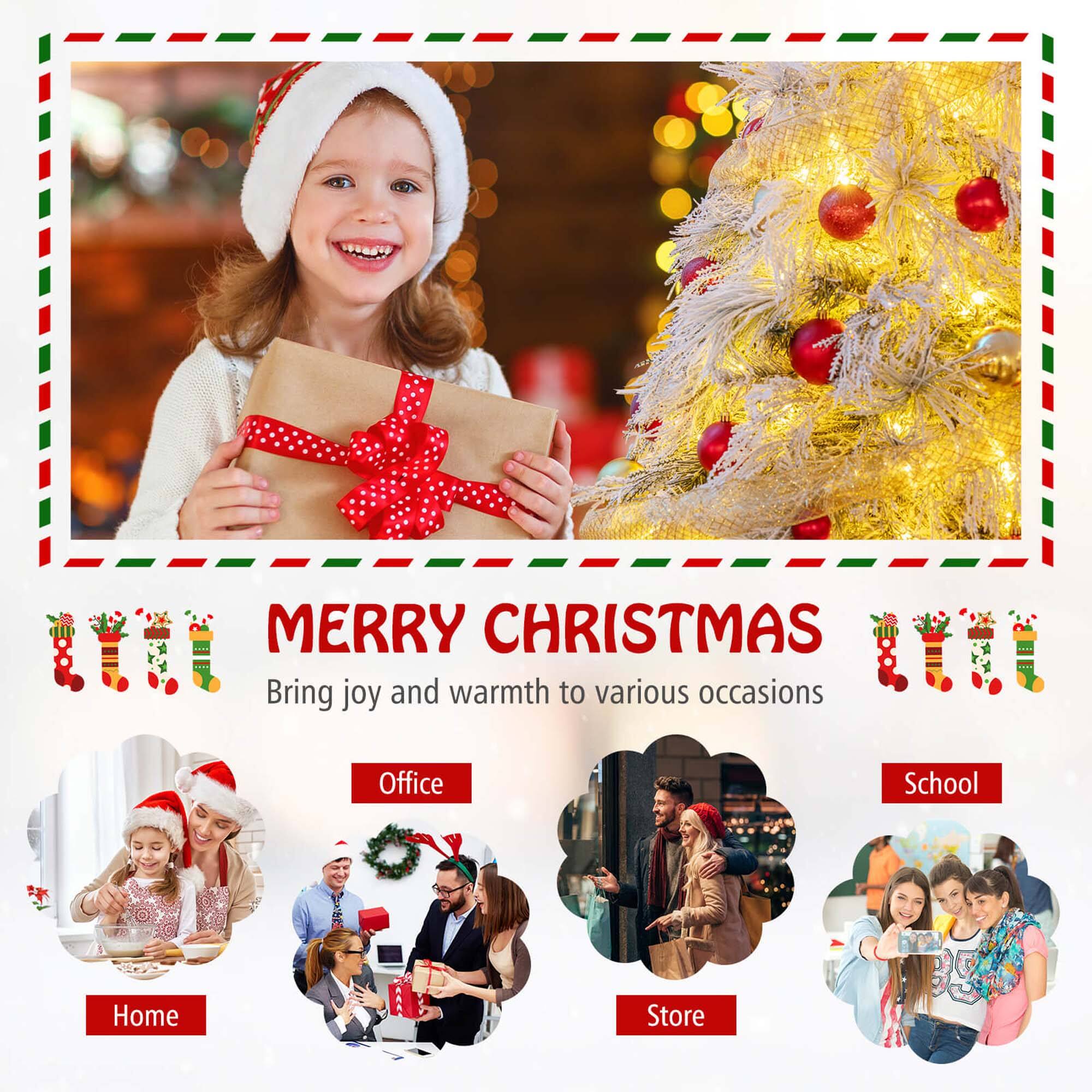 Merry Christmas. Bring joy and warmth to various occasions. Office, School, Home, Store.