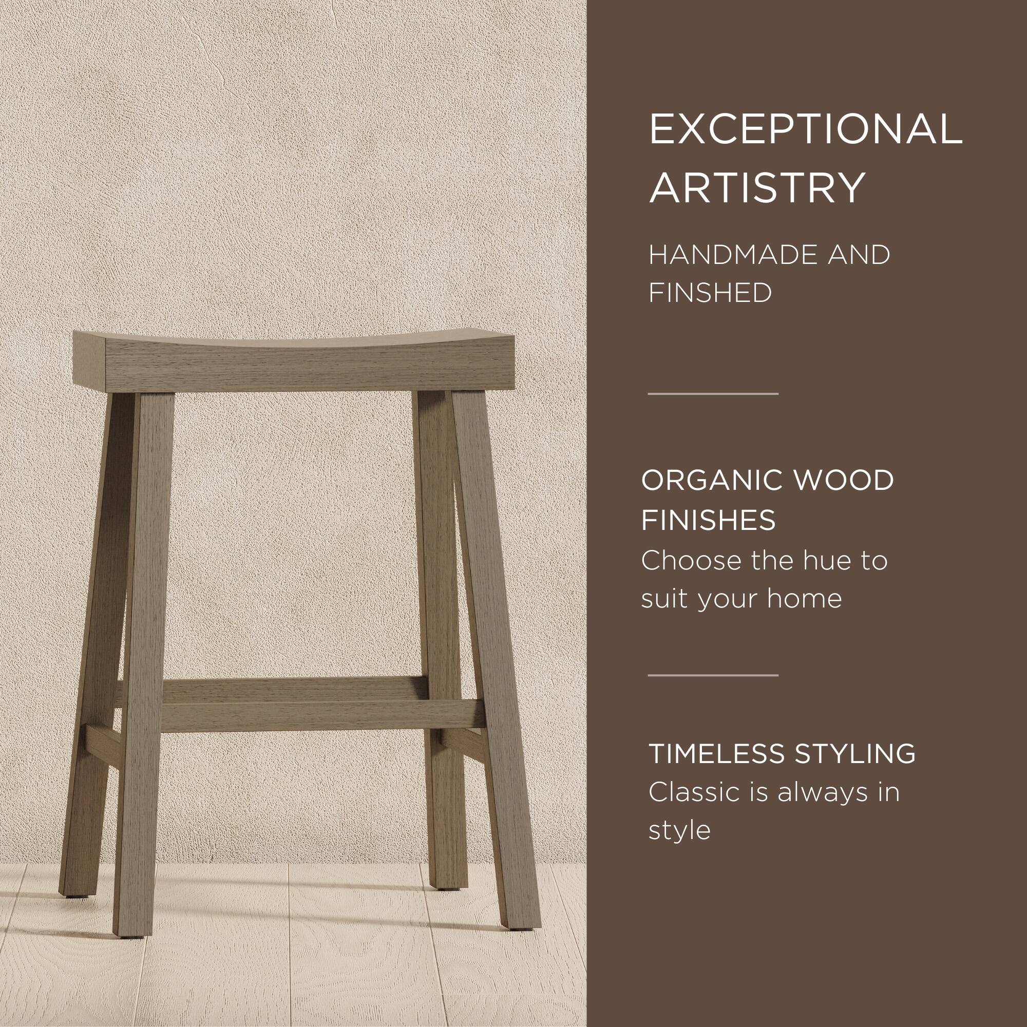 EXCEPTIONAL ARTISTRY  
HANDMADE AND FINISHED  

ORGANIC WOOD FINISHES  
Choose the hue to suit your home  

TIMELESS STYLING  
Classic is always in style