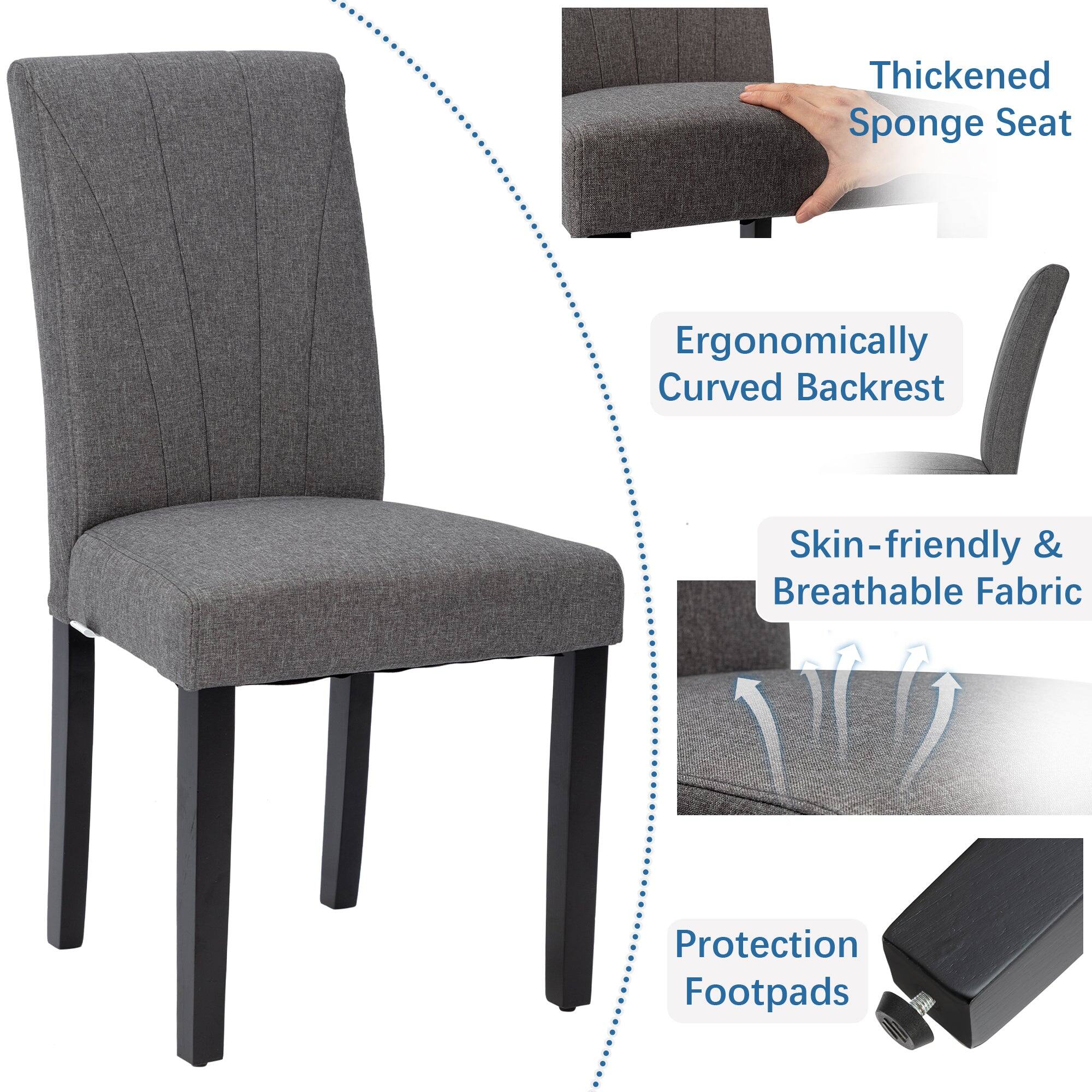 - Thickened Sponge Seat
- Ergonomically Curved Backrest
- Skin-friendly & Breathable Fabric
- Protection Footpads