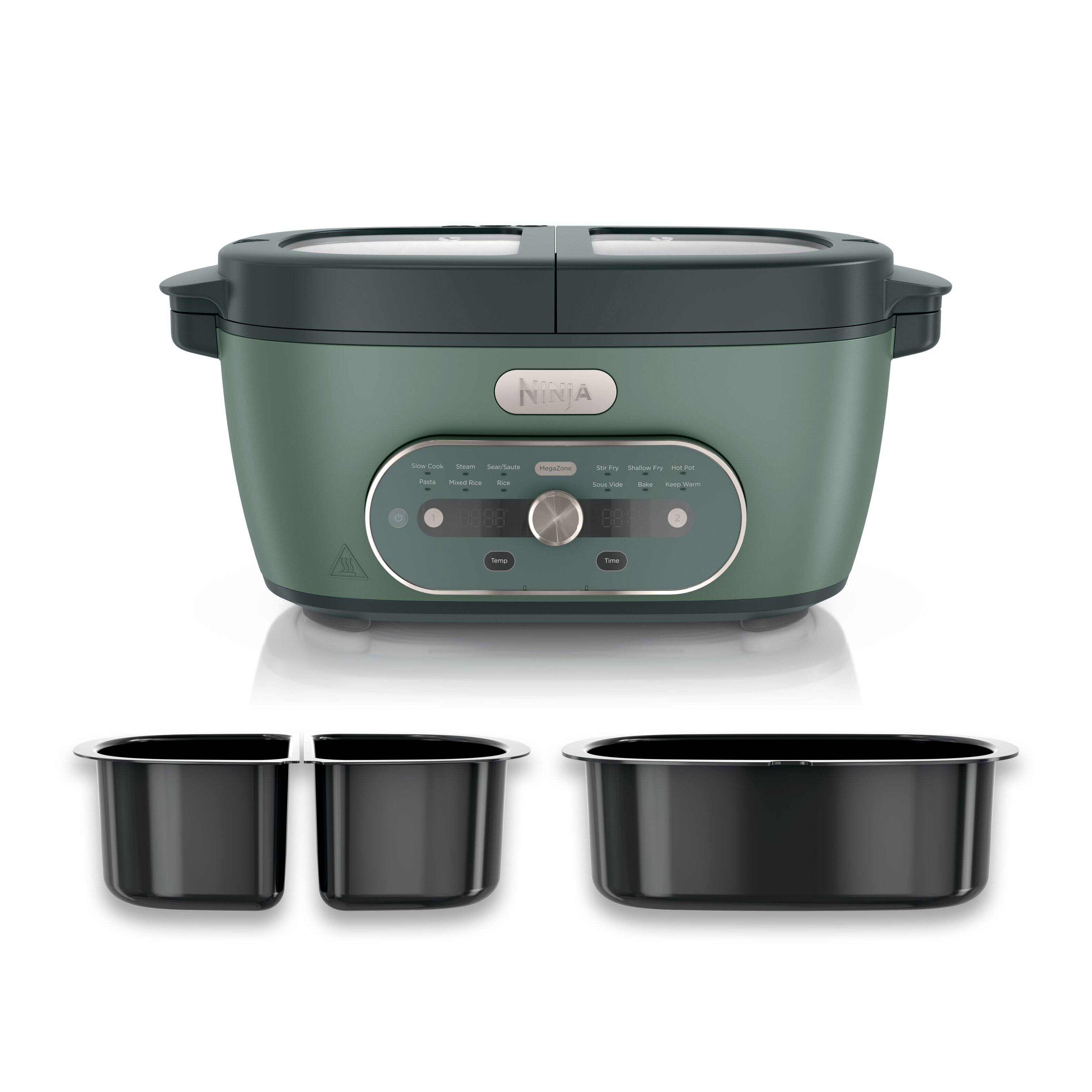 NINJA

See COLOM
- Sear/Sauté Megazone
- Sauté/Sauté
- Shallow Fry
- Fry
- Hot Pot
- Slow Cook
- Steam
- Sauté/Sauté
- Rice
- Pasta
- Mixed Rice
- Rice
- What We
- Sake
- Keep man
- CC 00
- 2
- Temp
- Time