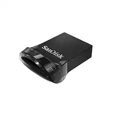 Front. SanDisk - SanDisk Ultra Fit USB 3.1 Flash Drive 16GB - 16 GB - USB 3.1, USB 3.0, USB 2.0 - 130 MB/s Read Speed - Black.