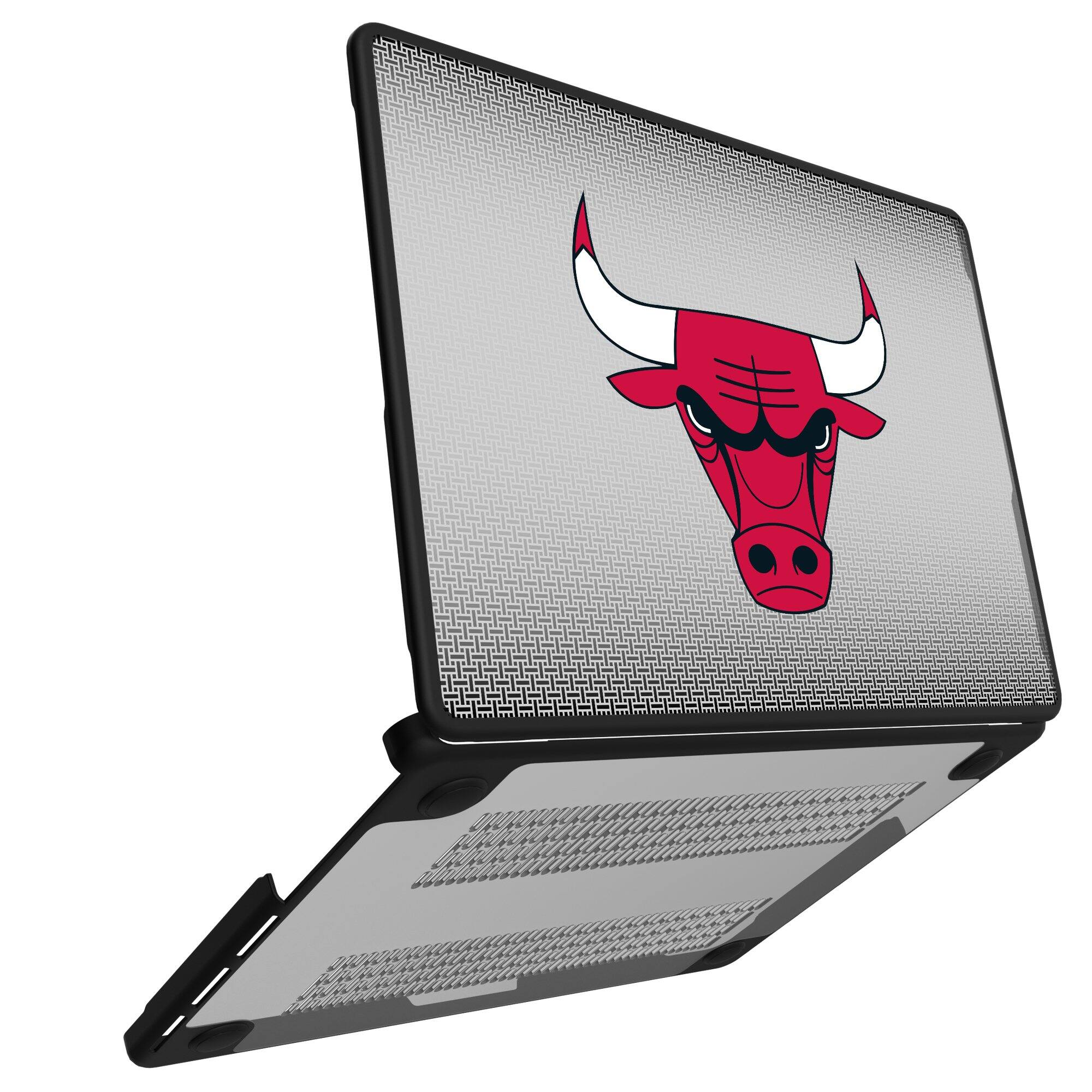 Alt View 1. Keyscaper - Chicago Bulls Linen MacBook Case - Multicolor.