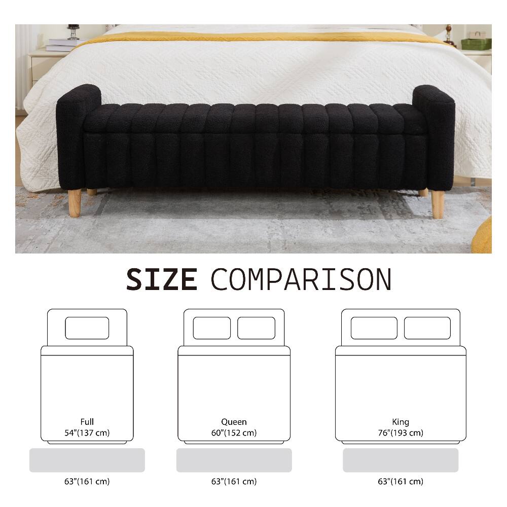 SIZE COMPARISON
Full 54"(137 cm)
Queen 60"(152 cm)
King 76"(193 cm)
63"(161 cm)
63"(161 cm)
63"(161 cm)