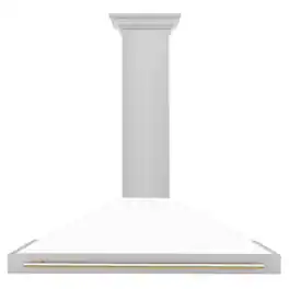 ZLINE Autograph Edition - 48 inches - Externally Vented - Wall Range Hood - Stainless Steel