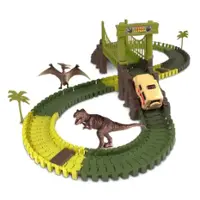 NKOK - WowWorld: Dino Safari Track Set - 160 pc - Front_Zoom