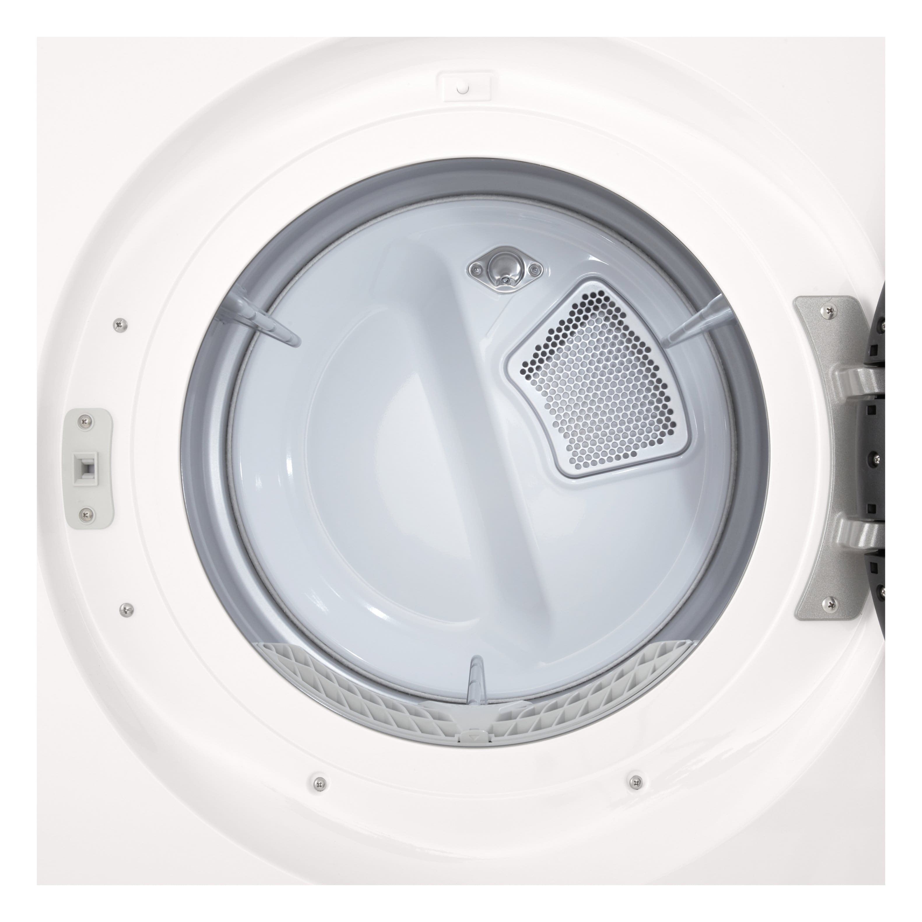 Alt View 11. LG - 7.4 Cu. Ft. Stackable Smart Electric Dryer with Steam and AI Sensor Dry - Alpine White.