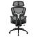 Alt View 12. OSP Home Furnishings - Mesh Back with Headrest and Adjustable Arms on Nylon Base - Black.