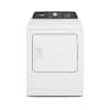 Front. Whirlpool - 7.0 Cu. Ft. Electric Dryer with Steam and Moisture Sensing - White.