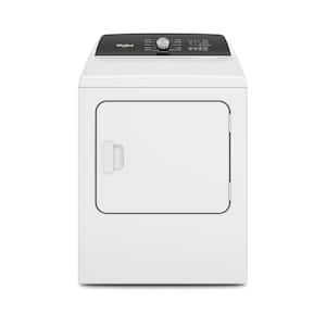 Whirlpool - 7.0 Cu. Ft. Electric Dryer with Steam and Moisture Sensing - White