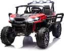 Front. Winado - 2-Seater 24V Ride On UTV Truck with Remote Control, 3 Speeds Electric Car with Spring Suspension LED Music, Ages 3-8 - Red.