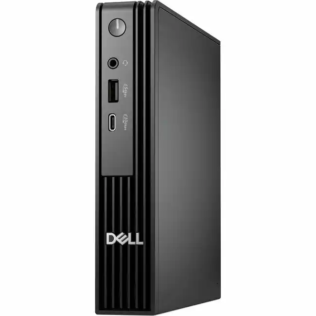 Dell - Refurbished Excellent - Pro Micro QCM1250 Desktop Computer - Intel Core i5 14th Gen i5-14500T - 16 GB - 256 GB SSD - Micro PC - Intel Chip - Black