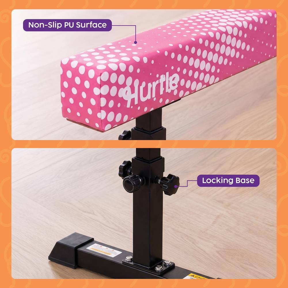 Non-Slip PU Surface  
Hurite  
Locking Base  
A CAUTION