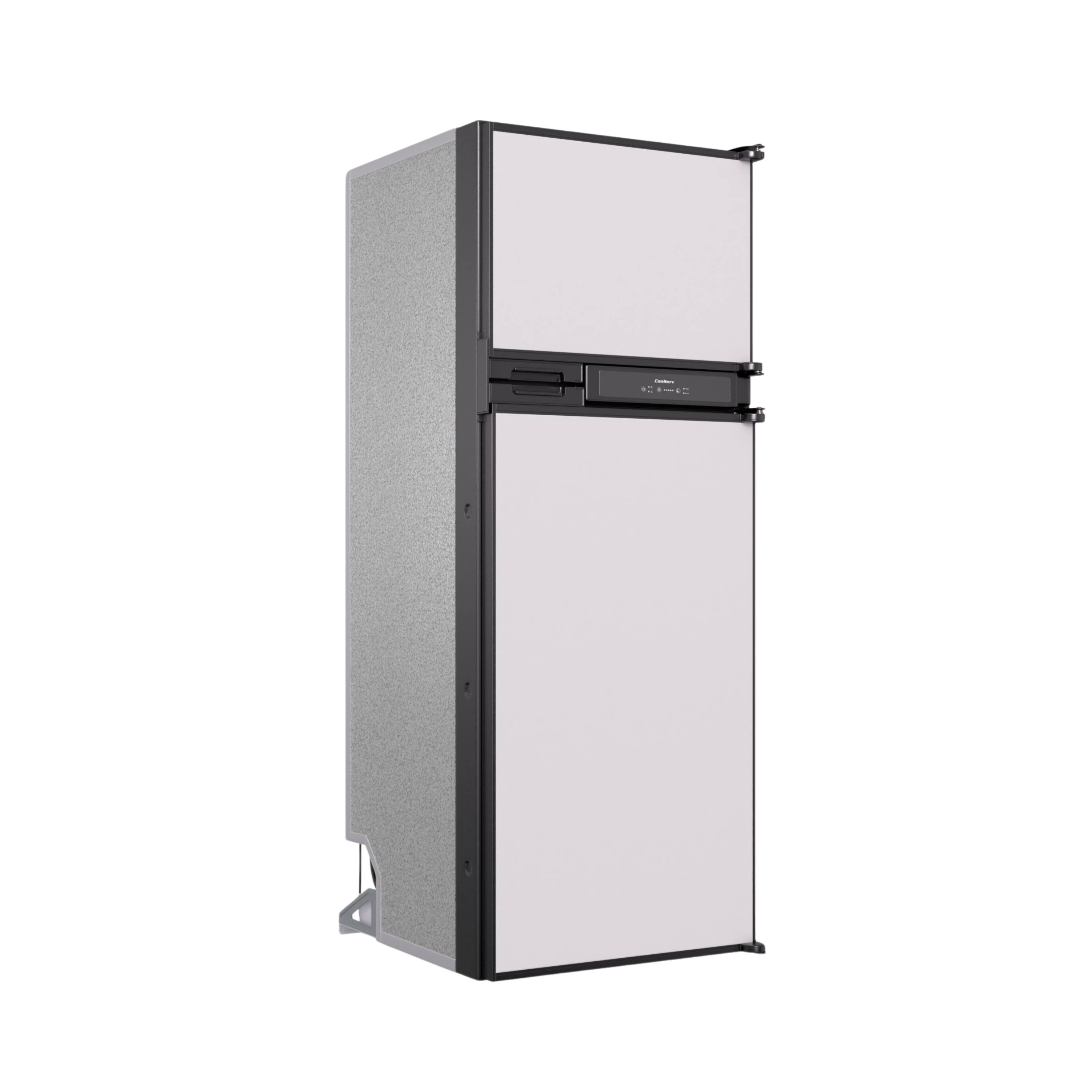 Alt View 3. Conserv - Conserv 12V/DC Refrigerator Freezer 10 Cu. Ft. Built-in RV OFF-GRID DORMS 2 Reversible Doors - Stainless Steel - Stainless.