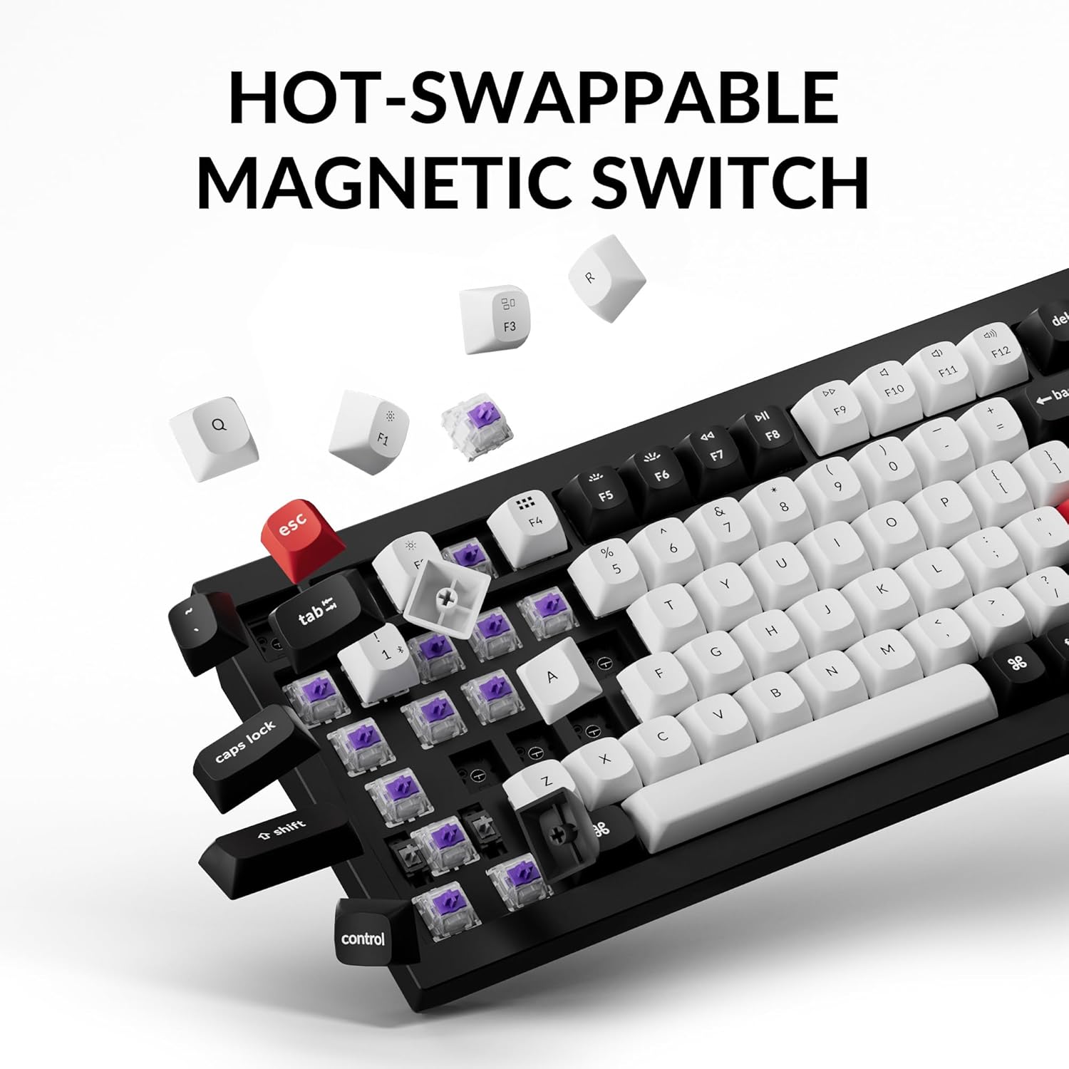 HOT-SWAPPABLE MAGNETIC SWITCH - esc tab I lock caps F1 * F12 * F15 * F17 * F18 * F19 * F20 * F21 * F22 * F23 * F24 * F25 * F26 * F27 * F28 * F29 * F30 * F31 * F32 * F33 * F34 * F35 * F36 * F37 * F38 * F39 * F40 * F41 * F42 * F43 * F44 * F45 * F46 * F47 * F48 * F49 * F50 * F51 * F52 * F53 * F54 * F55 * F56 * F57 * F58 * F59 * F60 * F61 * F62 * F63 * F64 * F65 * F66 * F67 * F68 * F69 * F70 * F71 * F72 * F73 * F74 * F75 * F76 * F77 * F78 * F79 * F80 * F81 * F82 * F83 * F84 * F85 * F86 * F87 * F88 * F89 * F90 * F91 * F92 * F93 * F94 * F95 * F96 * F97 * F98 * F99 * F100 * F101 * F102 * F103 * F104 * F105 * F106 * F107 * F108 * F109 * F110 * F111 * F112 * F113 * F114 * F115 * F116 * F117 * F118 * F119 * F120 * F121 * F122 * F123 * F124 * F125 * F126 * F127 * F128 * F129 *