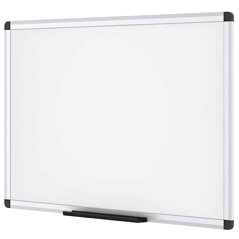 Front. Stylel Star - Magnetic Dry Erase Board 36 X 24 Inches Aluminium Frame Smooth Writing and Easy to WipeMagnetic whiteboard, overall.