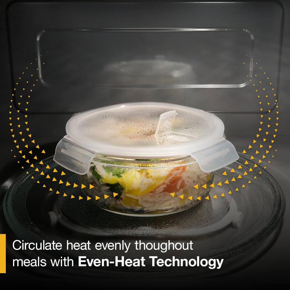 Circulate heat evenly throughout meals with Even-Heat Technology