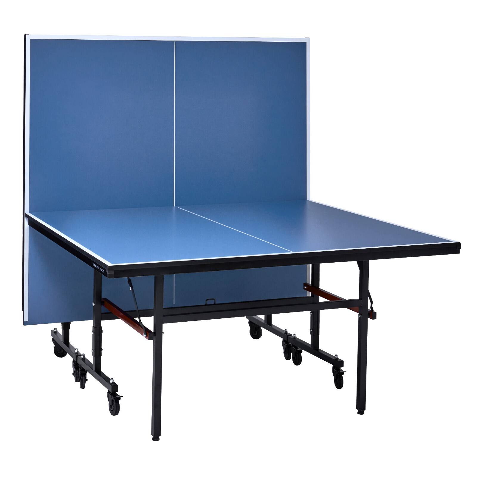 Alt View 5. VEVOR - Ping Pong Table, Professional Table Tennis Game, Indoor MDF Portable Table Tennis Table, Foldable Ping Pong Table - Blue.