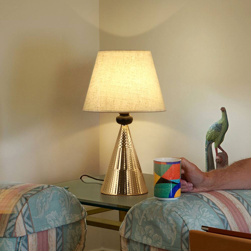 Alt View 3. Oumilen - Set of 2 Modern Nightstand Lamp Table Lights Bedside Lamps for Bedroom.