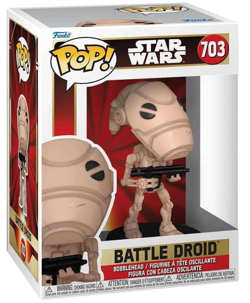 Photos - Action Figures / Transformers Funko Star Wars-Episode 1 The Phantom Menace-Battle Driod #703