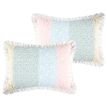 Front. BreeBe - Tessie Sham King - Pastel.