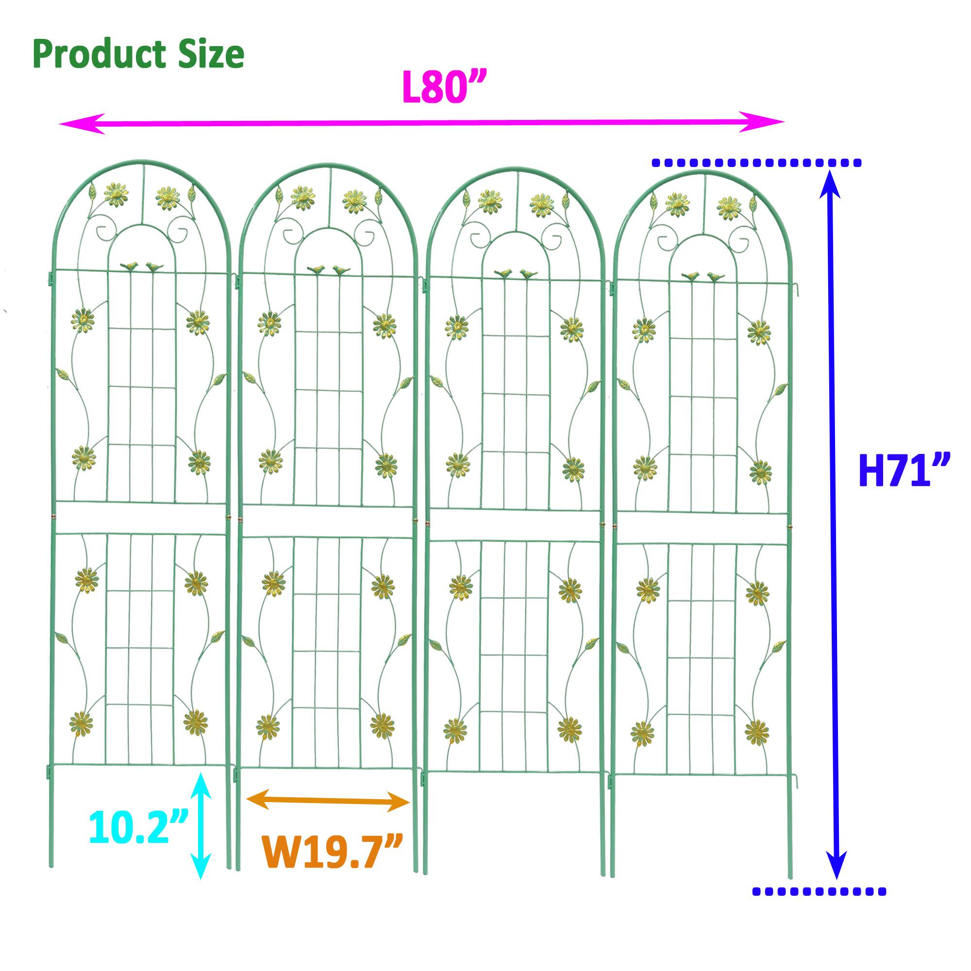 Product Size: L80" H71" W19.7" 10.2"