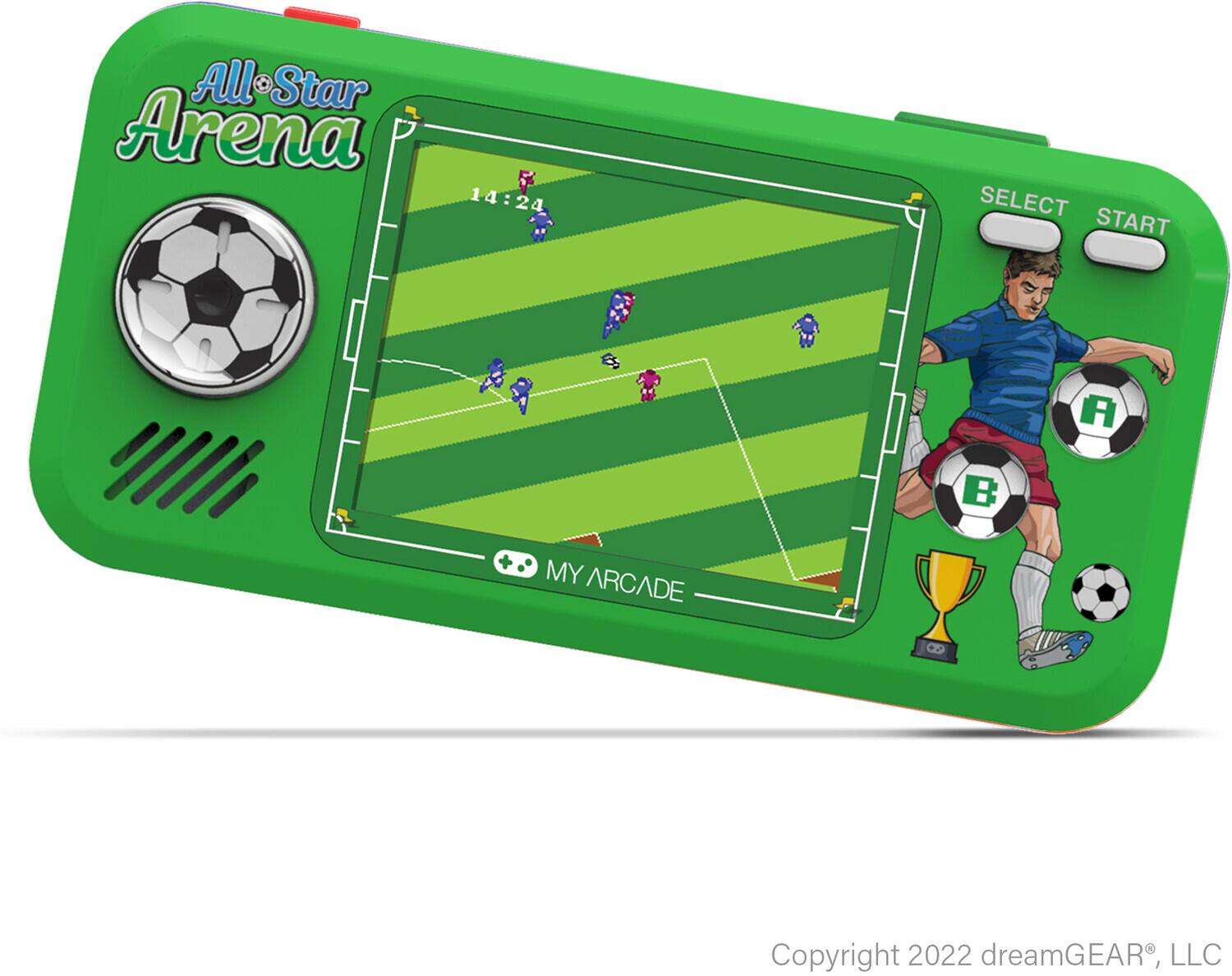 All-Star Arena

14:24

SELECT START

MY ARCADE

Copyright 2022 dreamGEAR, LLC