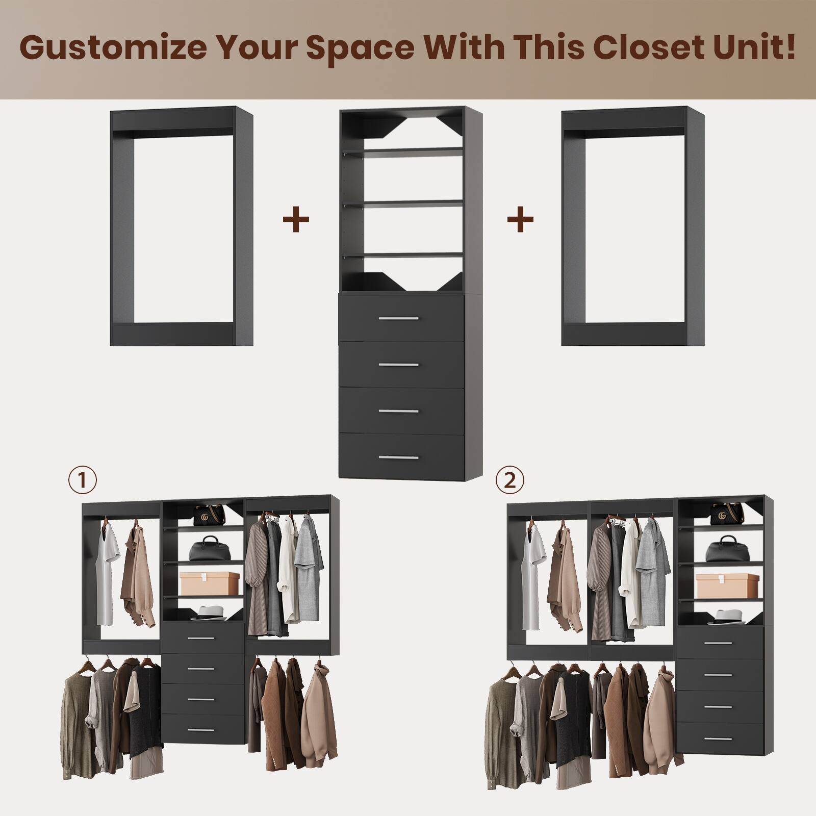 Customize Your Space With This Closet Unit!