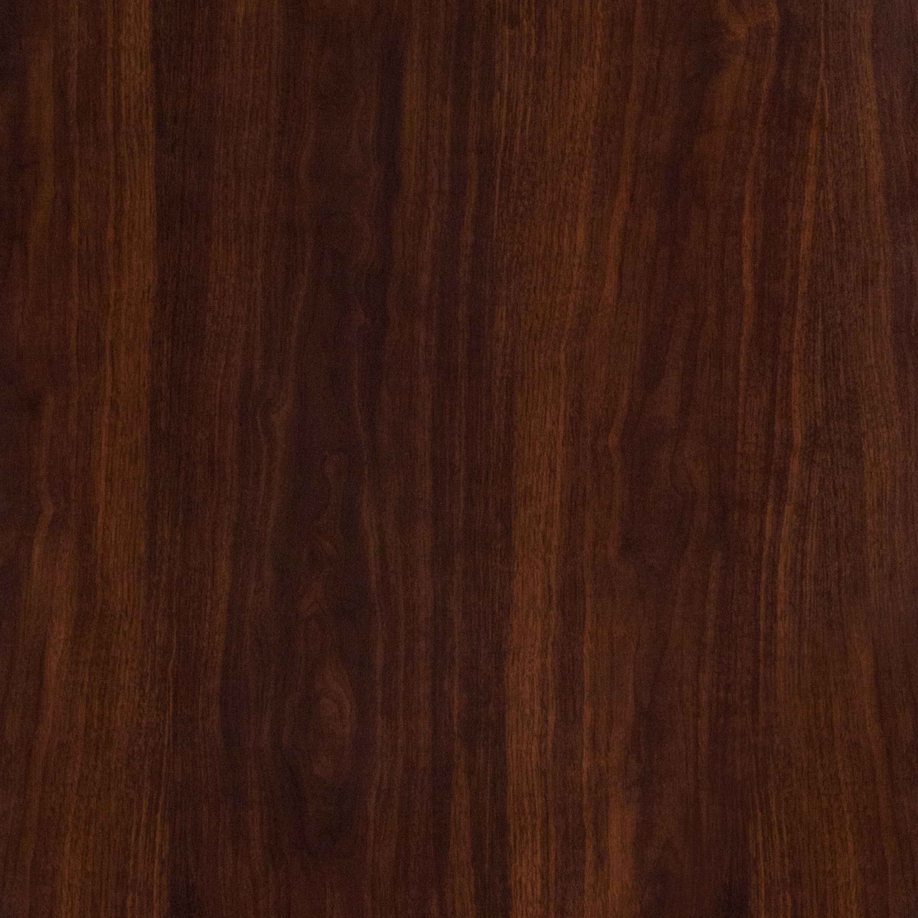 Alt View 2. Emma + Oliver - 24"x30" High-Gloss Resin Table Top with 2" Thick Drop-Lip - Walnut.