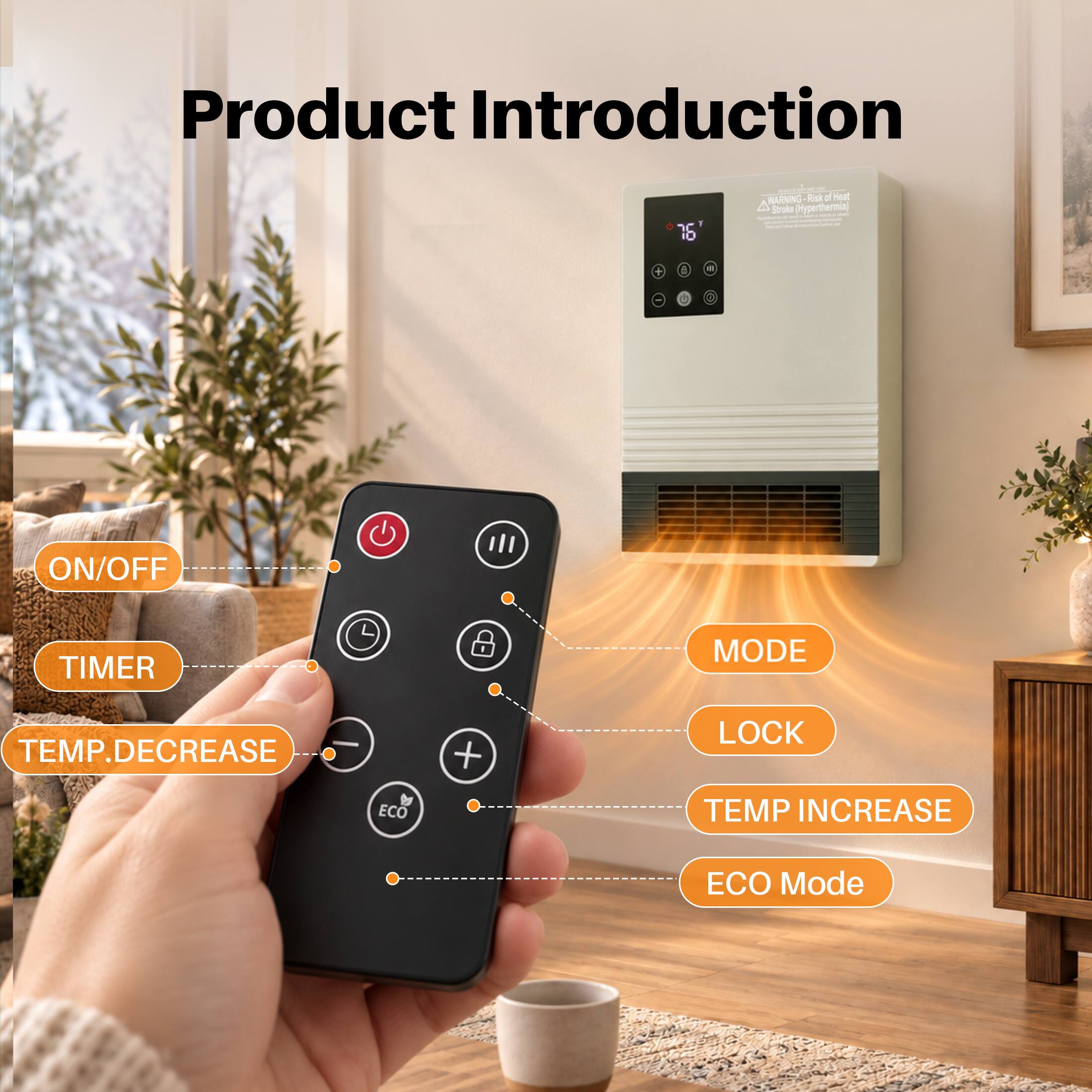 Product Introduction1. 76'2. WARNING: Risk of Heat Stroke (Hyperthermia ...