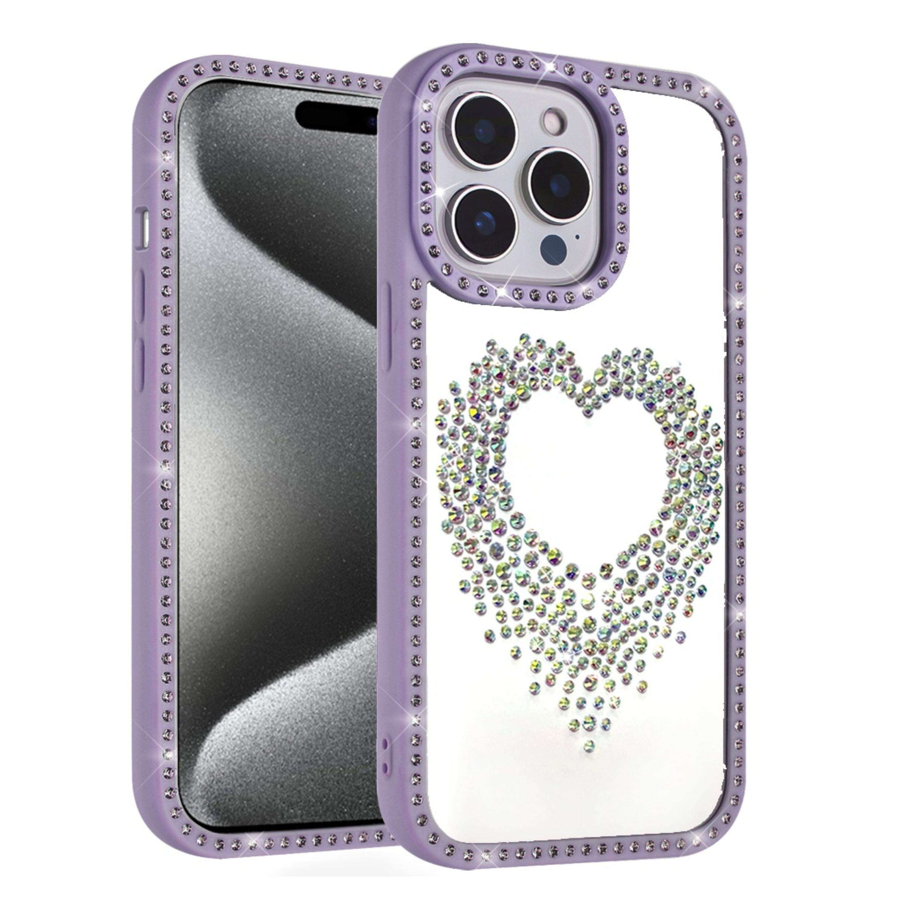 Clear Heart Phone Case
