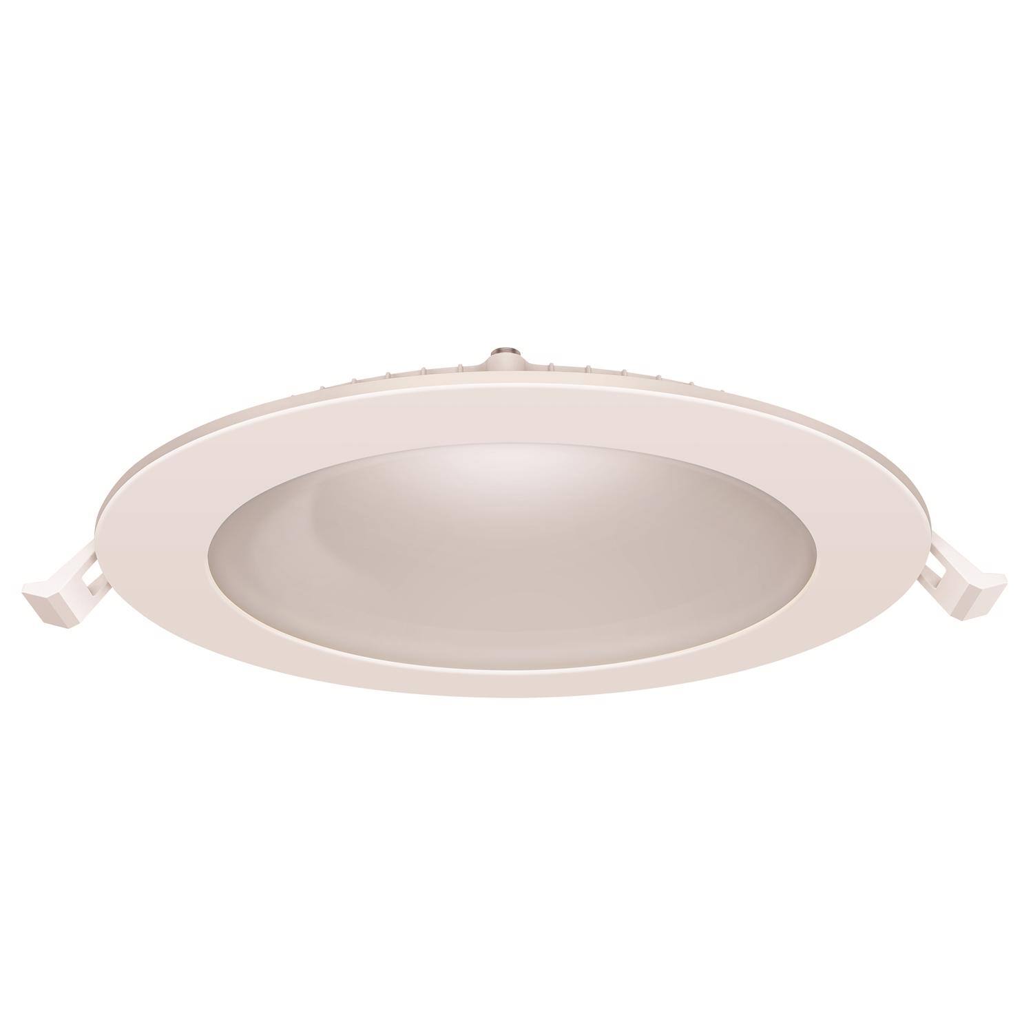 Left. FEIT ELECTRIC - Feit LED Retrofits White 7.1 in. W LED Canless Recessed Downlight 13 W.