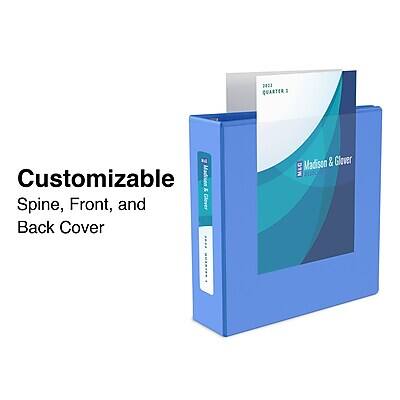 Customizable Spine, Front, and Back Cover

2423 QUARTER D M4

Madison & Glover MLG