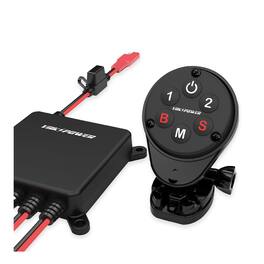Yak-Power - Yak Power YP-RP5WR 5-Circuit Wireless Power Panel Switching System - Red/Black