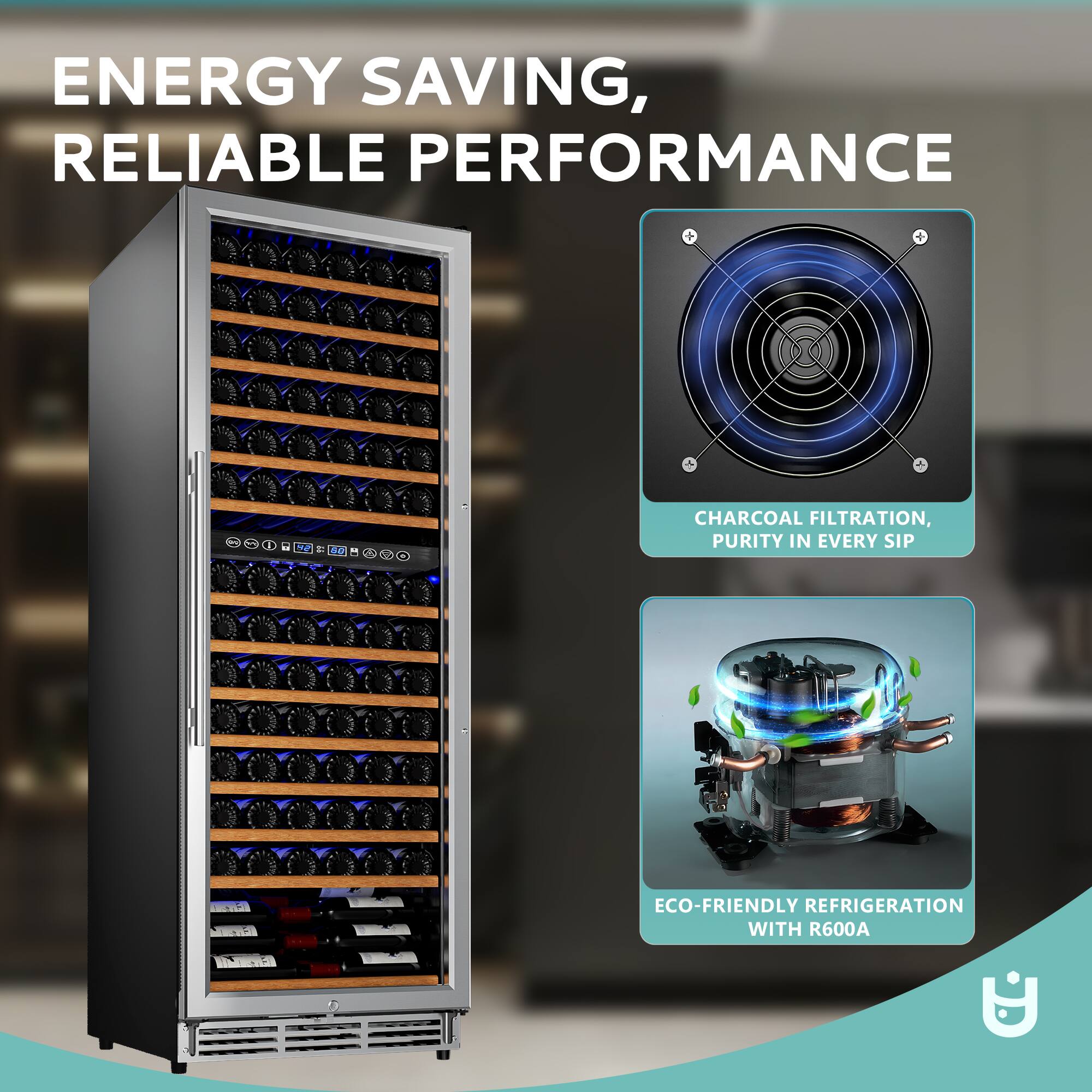 ENERGY SAVING, RELIABLE PERFORMANCE

CHARCOAL FILTRATION, PURITY IN EVERY SIP

ECO-FRIENDLY REFRIGERATION WITH R600A