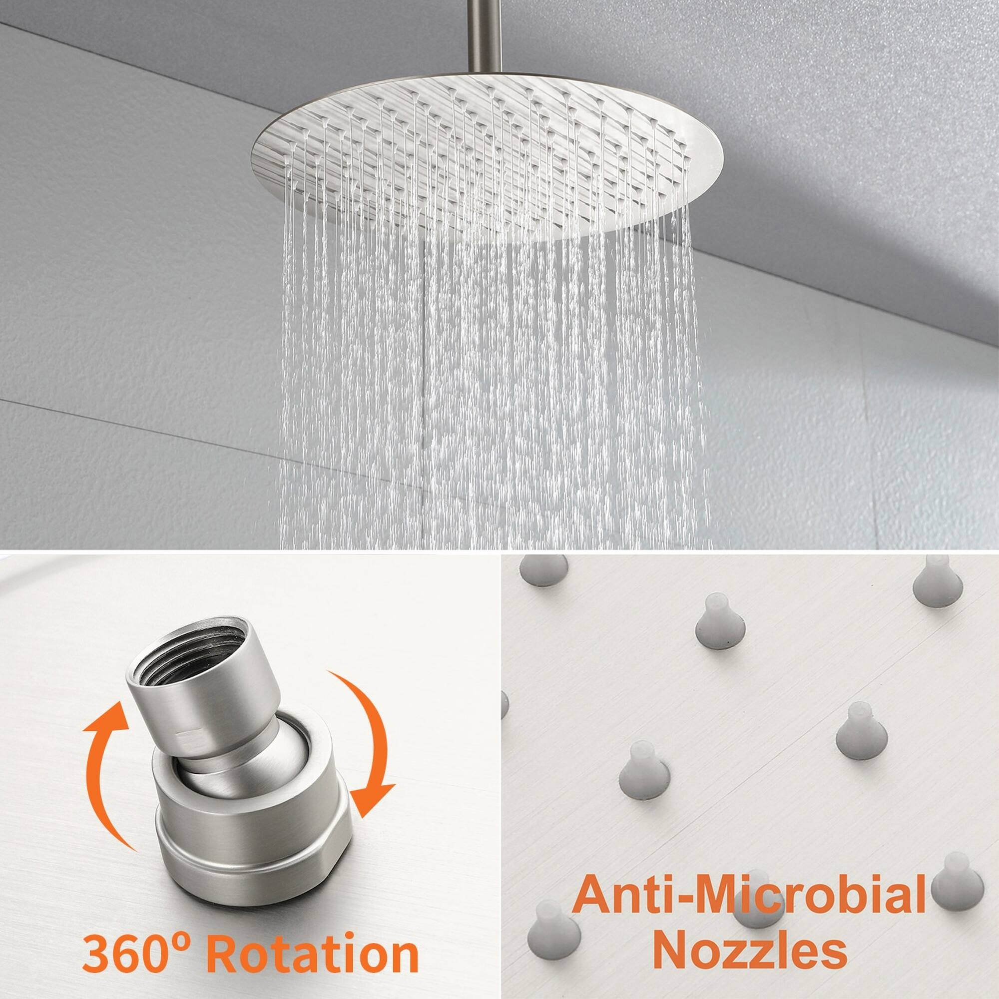 Anti-Microbial Nozzles

360° Rotation