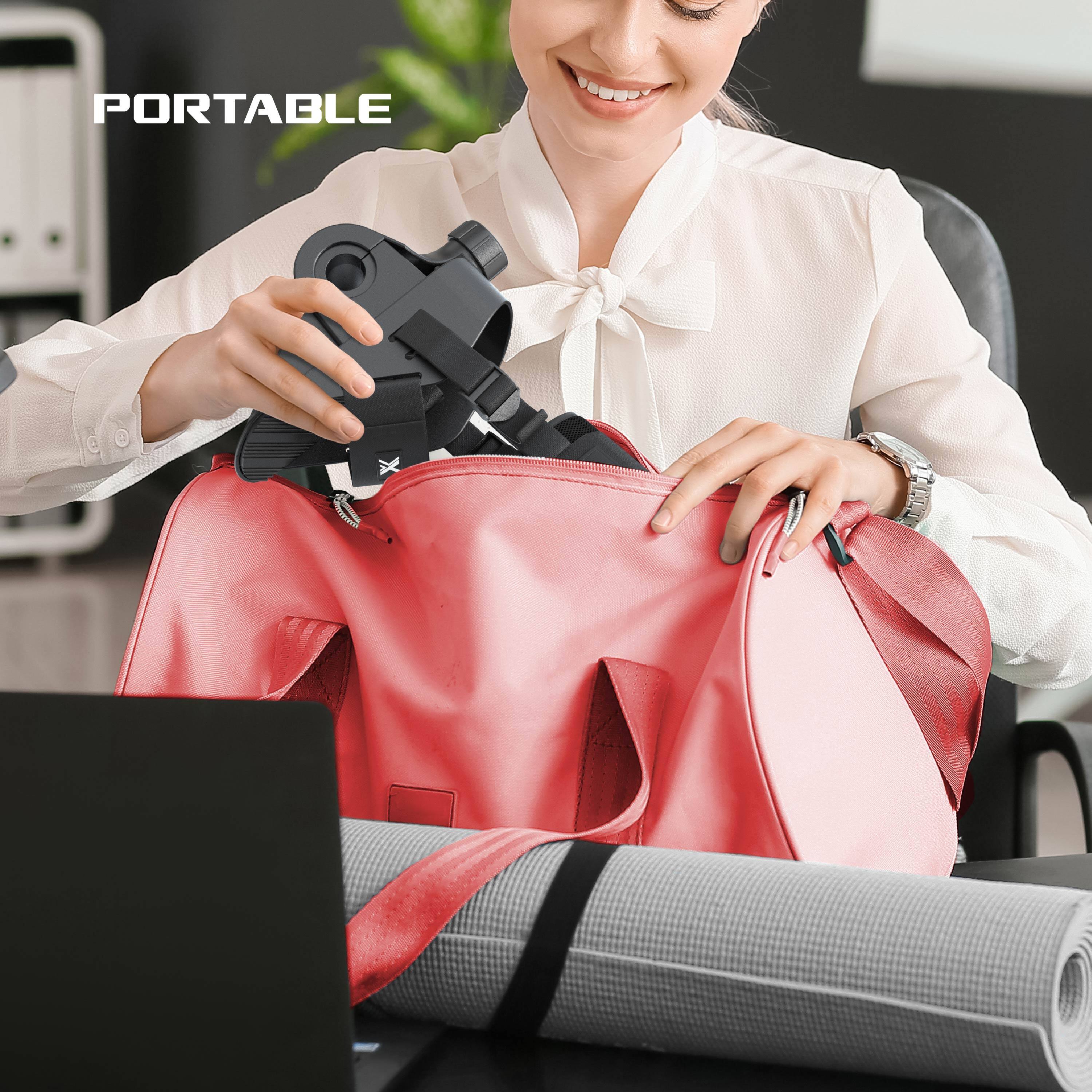 Alt View 7. Tzumi - AnkleBell Leg Weights Adapter, Ankle Weights Adjustable Dumbbell Adapter - Black.