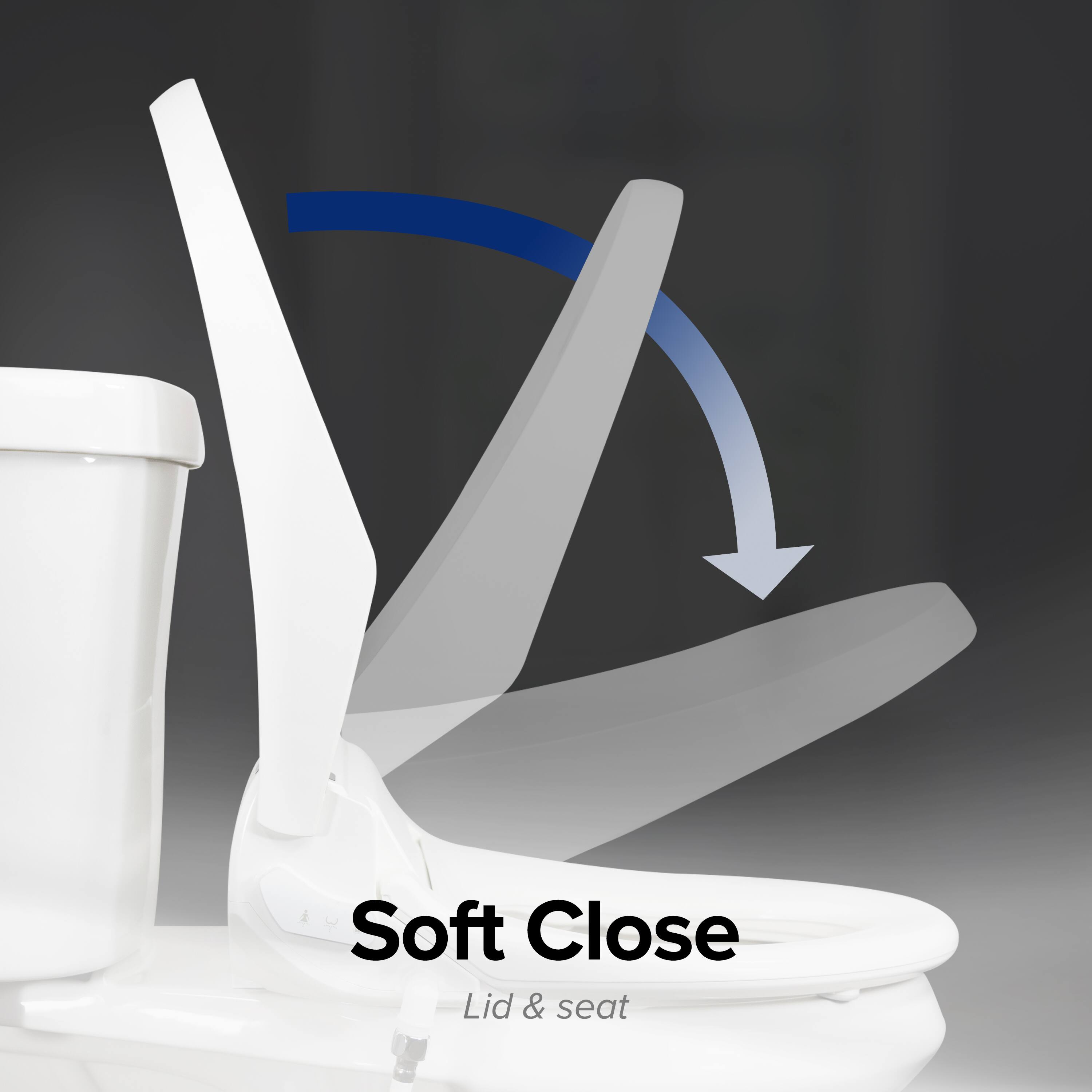 Soft Close  
Lid & seat