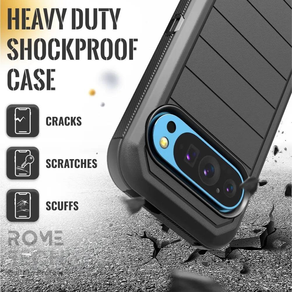 HEAVY DUTY SHOCKPROOF CASE

CRACKS
SCRATCHES
SCUFFS

ROME