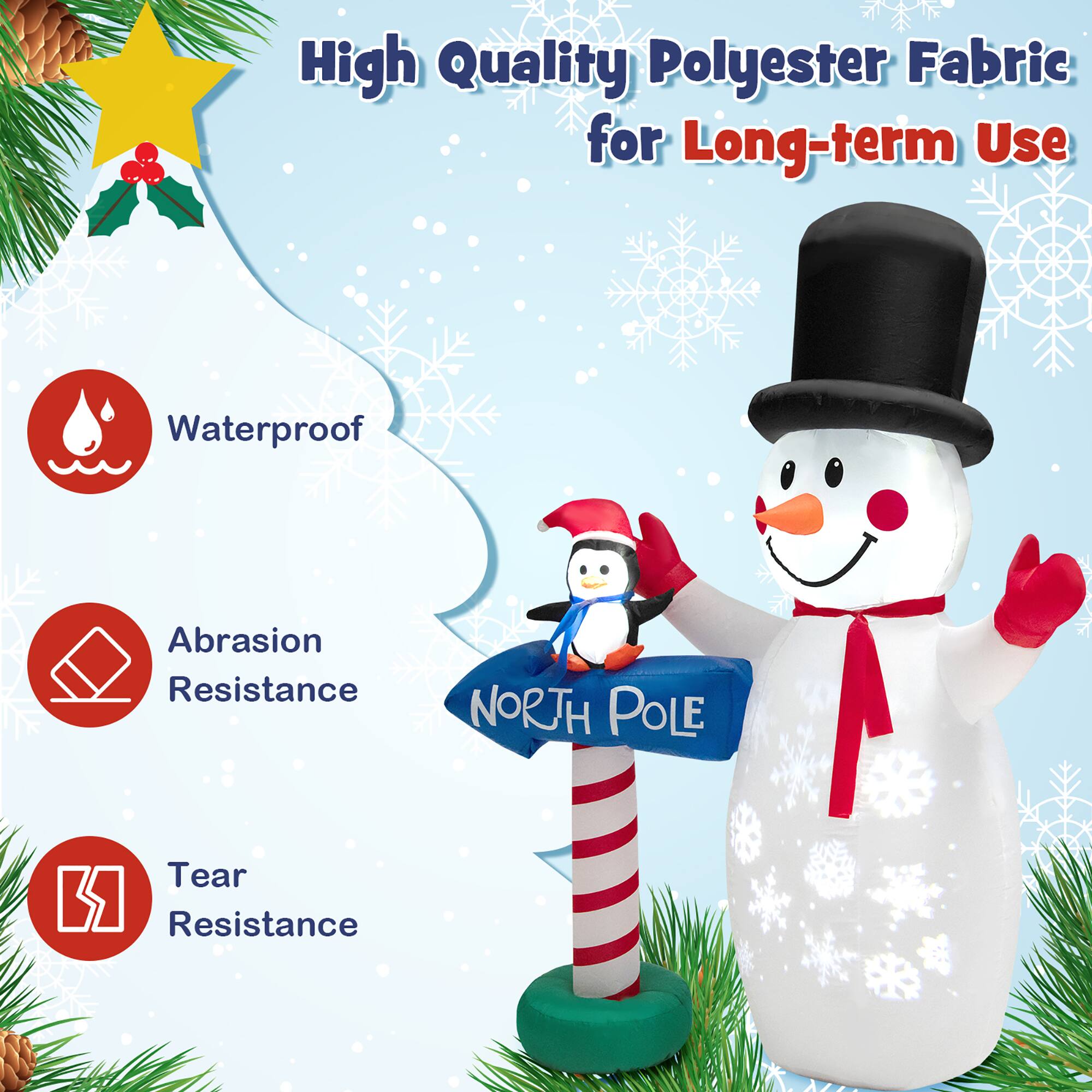 High Quality Polyester Fabric for Long-term Use

- Waterproof
- Abrasion Resistance
- Tear Resistance

NORTH POLE