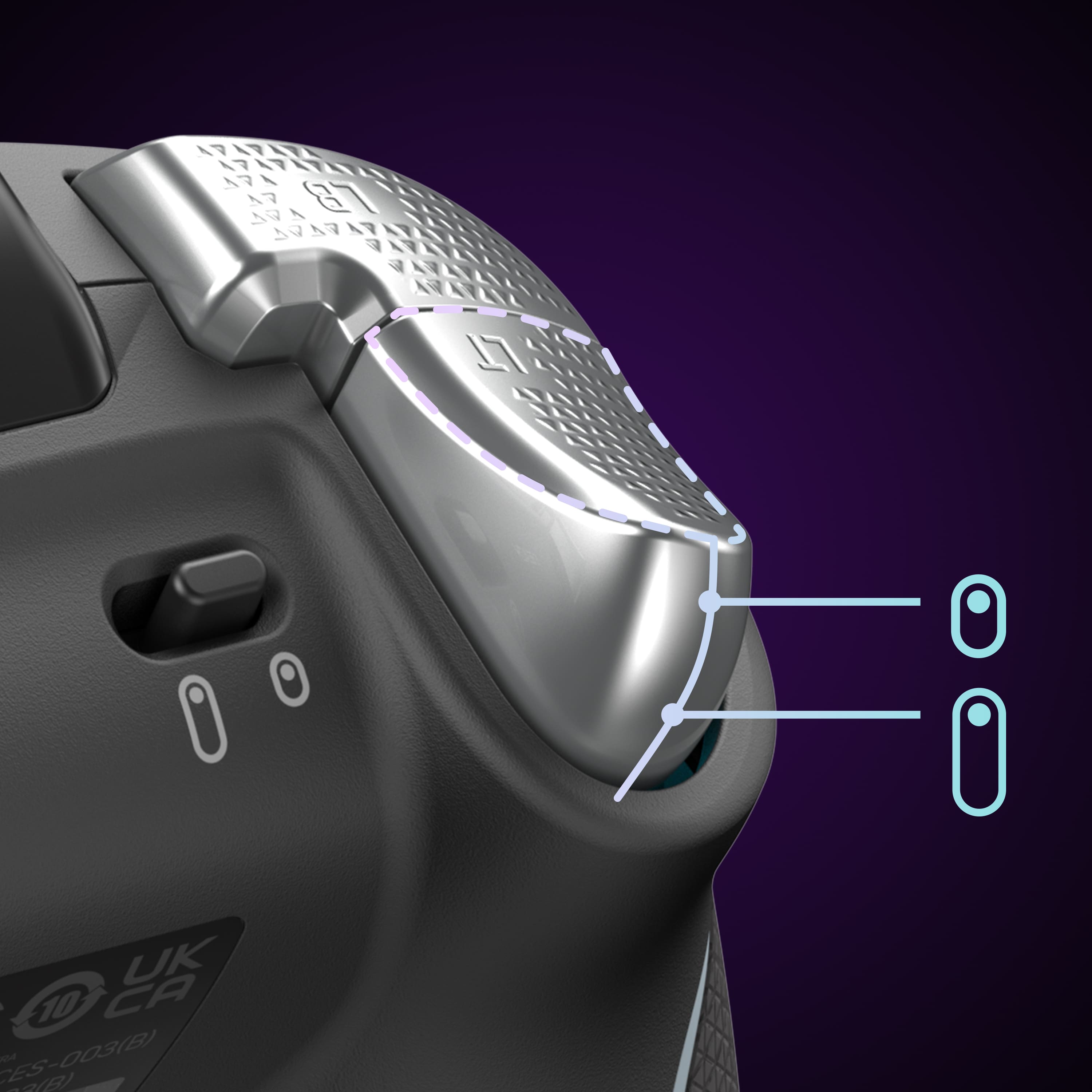 The text on the image reads: "7I7IZ 7ZIL 174 N B 19A FAVL 717 V RAZIA 17 UK | 10 CA ES-0O3(B) - BI."