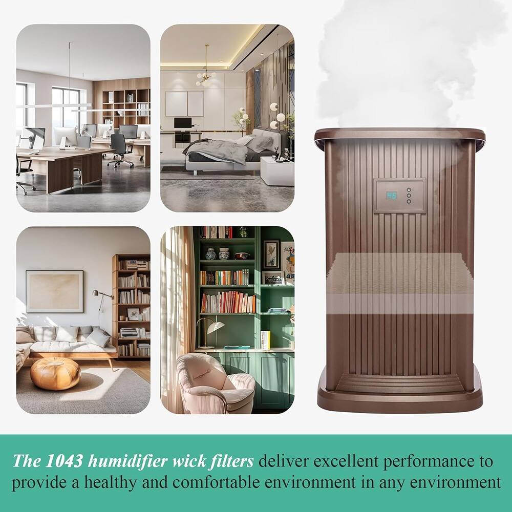 The 1043 humidifier wick filters deliver excellent performance to provide a healthy and comfortable environment in any environment.